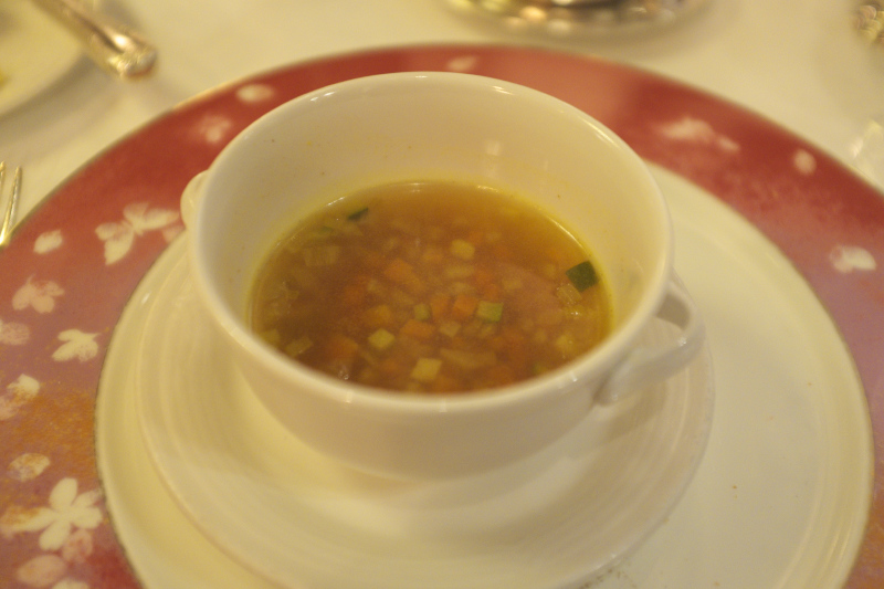 飛鳥Ⅱディナー　スープ